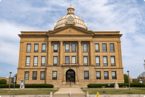 Logan County Courthouse in Illinois.