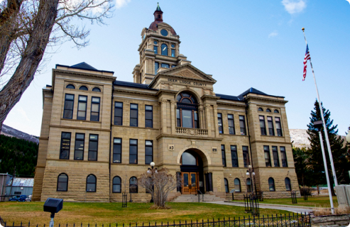 Deer Lodge County Courthouse in Montana.