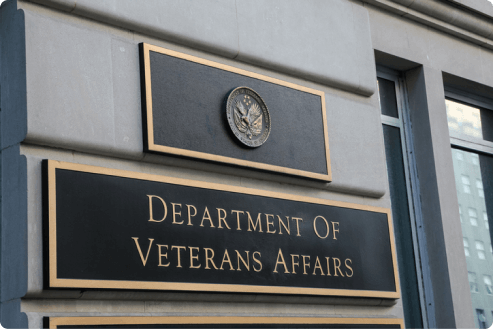 department of veterans affairs plaque
