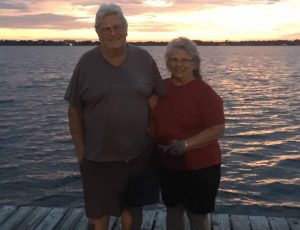 Don and Sharon on their dock