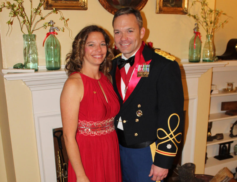 Colonel Doug Thomas and wife Tiffany