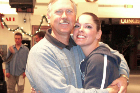 Duane Bunkowske with daughter Melanie Cruse