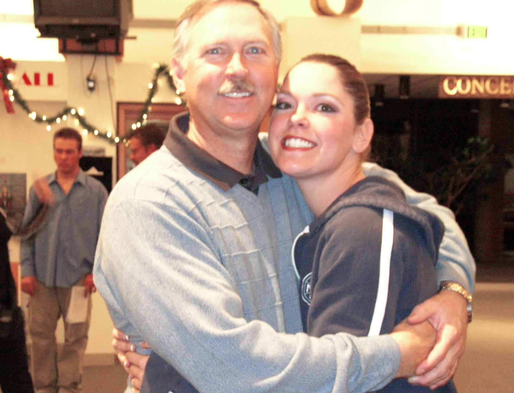 Duane Bunkowske with daughter Melanie Cruse