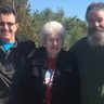 Mesothelioma survivor Emily Ward with her brothers