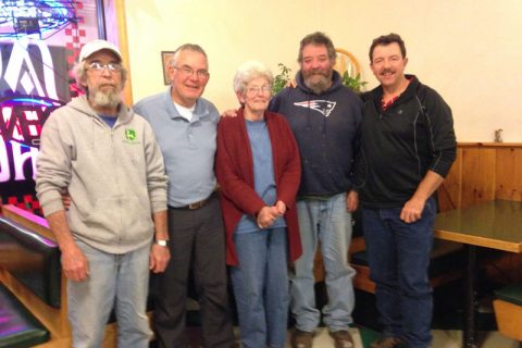 Mesothelioma survivor Emily Ward with her brothers