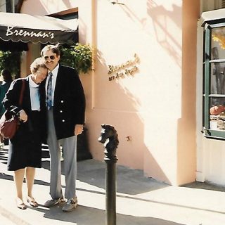Emily Ward and her husband, Stan, in New Orleans in the early 1990s