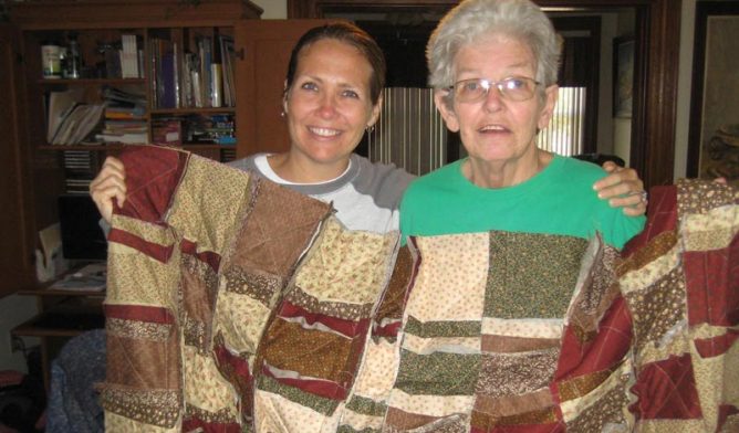 Emily Ward (right) with sister-in-law Bethany Lyle