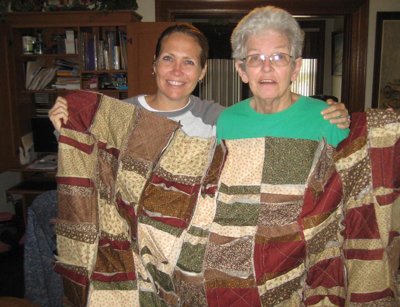 Emily Ward (right) with sister-in-law Bethany Lyle