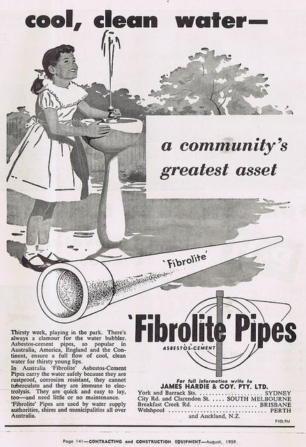 Fibrolite water pipes