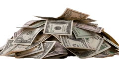 pile of cash