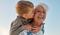 Grandmother with grandchild