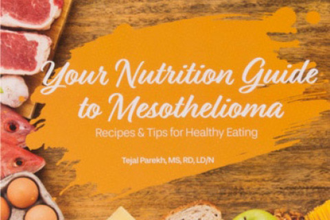 Mesothelioma nutrition guide cover page