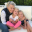 Hatsie with grandchildren