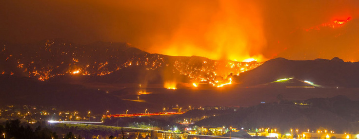 Image of a wildfire