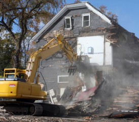 Demolition of House Filled with Asbestos