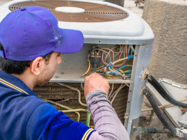 HVAC worker