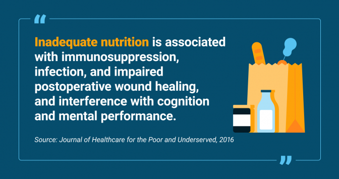 Effects of inadequate nutrition on treatment