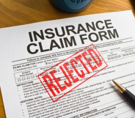 Rejected Insurance Claim Form