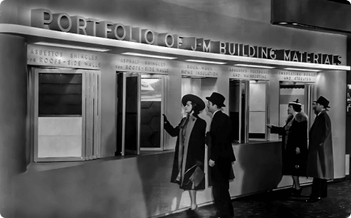JM Asbestos Building Materials Exhibit