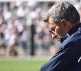 Former Penn State football coach Joe Paterno