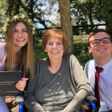 Kay Kilpatrick-Simmons with grandkids Claire and Scott