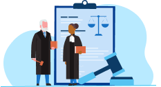 lawyers standing together