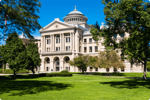 Lucas County Courthouse in Toledo, Ohio