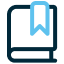 Closed book icon