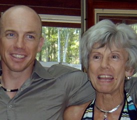 Marcus Lovett with his mother Jan Lovett
