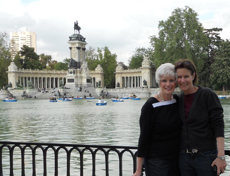 Marian Levin with daughter