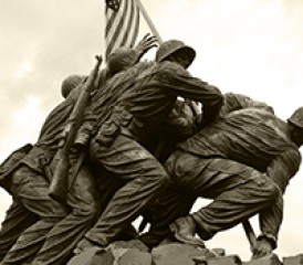 Marine Corps War Memorial Statue