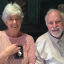 UK mesothelioma survivor Mavis Nye with her husband Ray