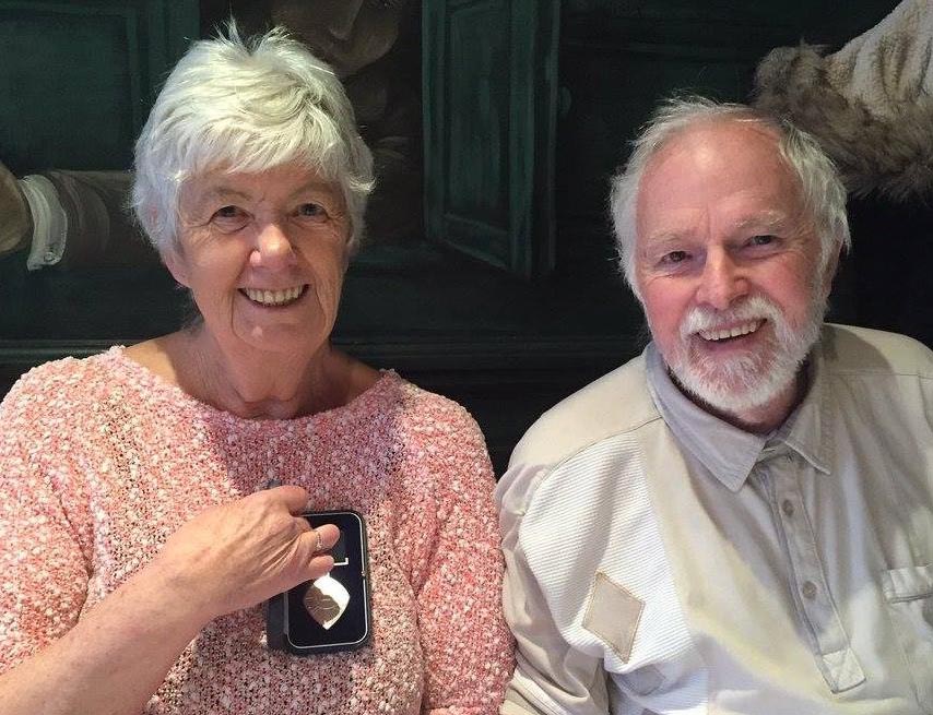 UK mesothelioma survivor Mavis Nye with her husband Ray