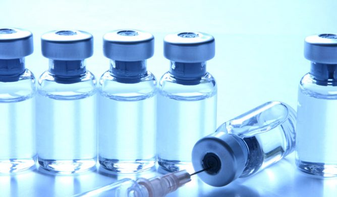 Medical vials and syringe