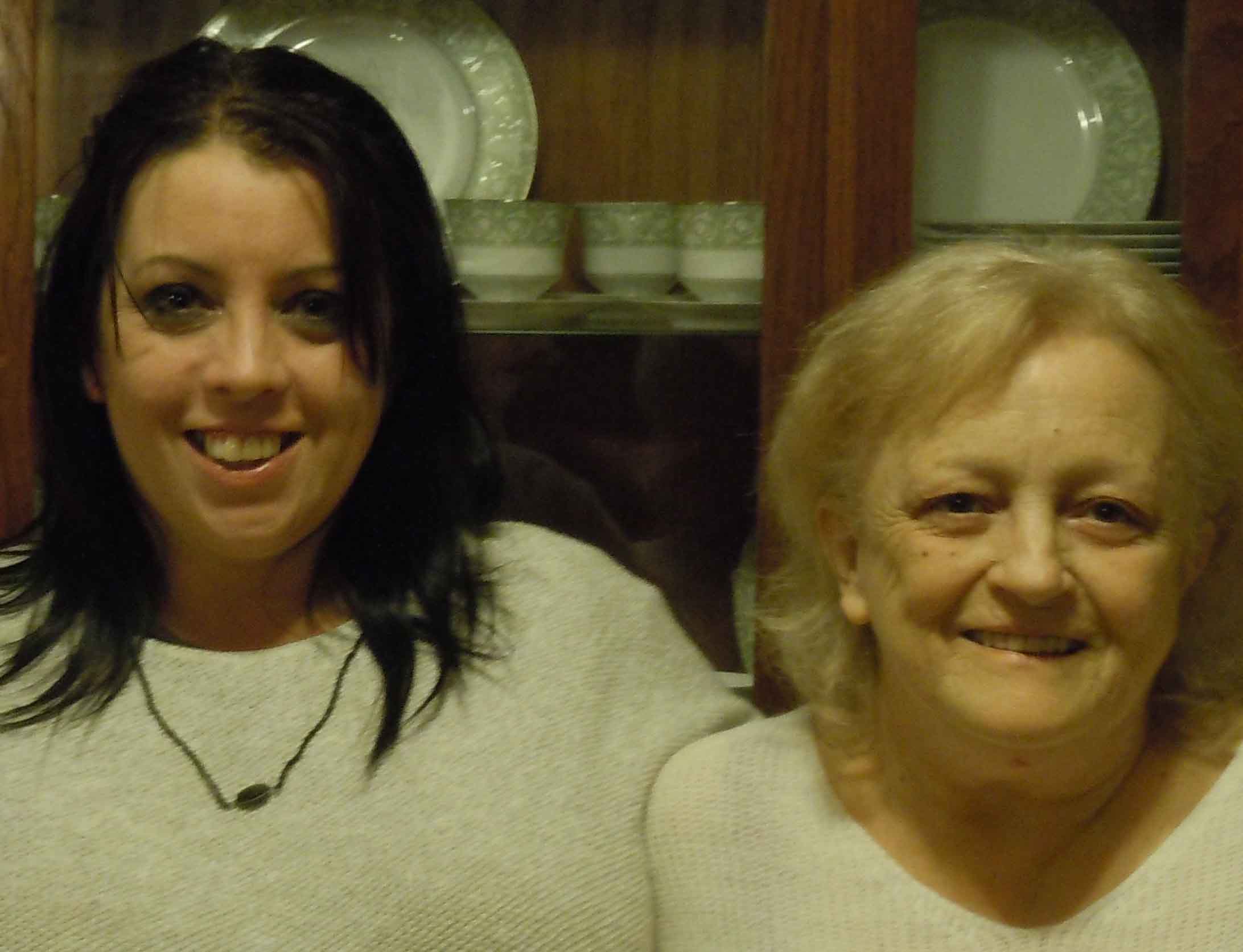 Melanie Ball with her mom Melanie Ball with her mom