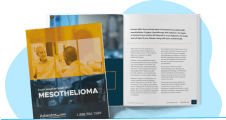 open view of mesothelioma guide and cover