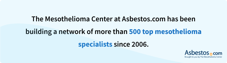 mesothelioma center specialists graphic