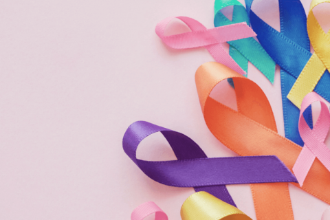 Image of ribbons with various colors