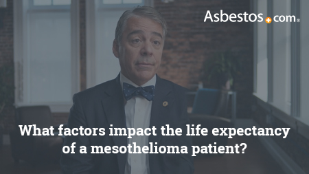 Video of mesothelioma specialist Dr. Marcelo DaSilva on the top three factors that determine a patient's life expectancy.