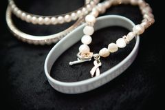 mesothelioma wristband White Wristband