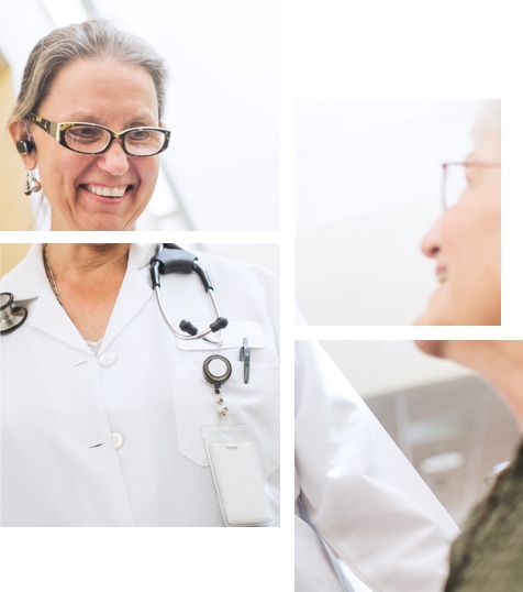 Patient meeting with a doctor