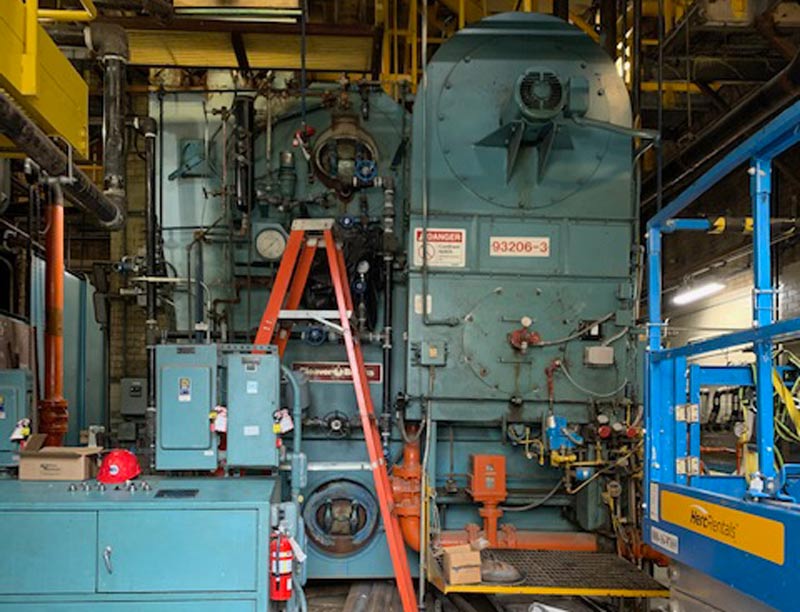 MTA East New York bus depot boiler room