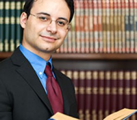 Lawyer in a Law Library