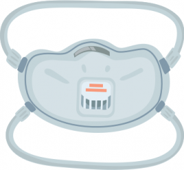 NIOSH-Approved Facepiece Respirator