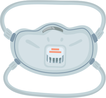 NIOSH-Approved Facepiece Respirator