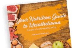 cover of the Nutrition Guide to Mesothelioma at the Mesothelioma Center