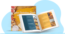 nutrition guide open view and cover