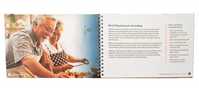 Inside view of the nutrition journal