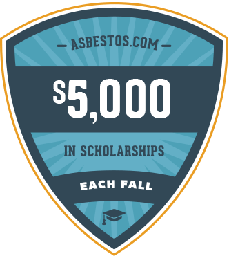 Asbestos.com scholarship badge