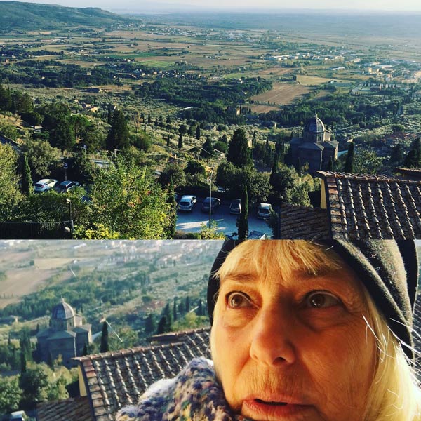 Sissy Hoffman in Italy